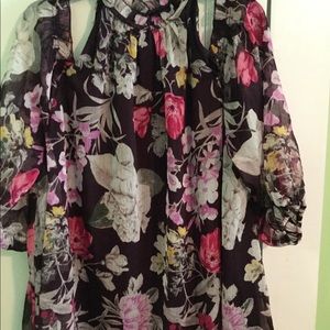 Lane Bryant cold shoulder blouse